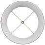 5_Springcrest Nagano Gray Drum Shade 12 1/4 x 14 1/4 x 11" (Spider) more views