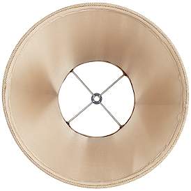 Image4 of Springcrest Natural Burlap Bell Lamp Shades 7x14x11 (Spider) Set of 2 more views