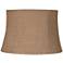 Springcrest Natural Burlap Drum Lamp Shade 10x12x8 (Spider)