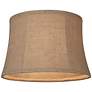 2_Springcrest Natural Burlap Drum Lamp Shade 10x12x8 (Spider) more views