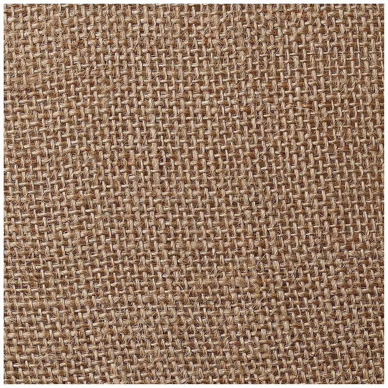 Image 4 Springcrest Natural Burlap Drum Lamp Shade 10x12x8 (Spider) more views