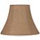 Springcrest Natural Burlap Medium Bell Lamp Shade 7x14x11 (Spider)