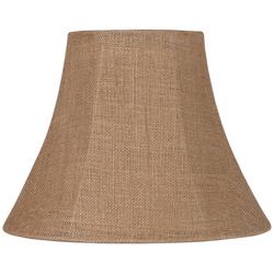 Springcrest Natural Burlap Medium Bell Lamp Shade 7x14x11 (Spider)