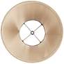 4_Springcrest Natural Burlap Medium Bell Lamp Shade 7x14x11 (Spider) more views