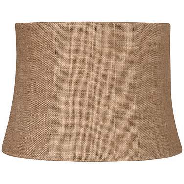 Springcrest Natural Burlap Medium Drum Lamp Shade 12x14x10 (Spider)