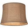2_Springcrest Natural Burlap Medium Drum Lamp Shade 12x14x10 (Spider) more views