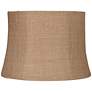 4_Springcrest Natural Burlap Medium Drum Lamp Shade 12x14x10 (Spider) more views