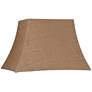 1_Springcrest Natural Burlap Rectangle Lamp Shade 7/10x12/16x11 (Spider)