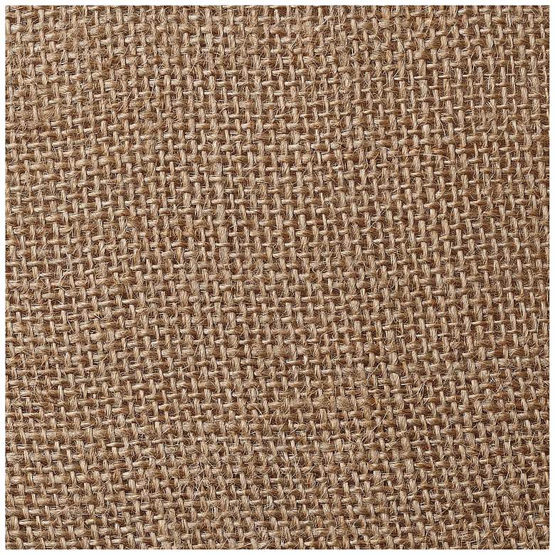 Image 3 Springcrest Natural Burlap Rectangle Lamp Shade 7/10x12/16x11 (Spider) more views