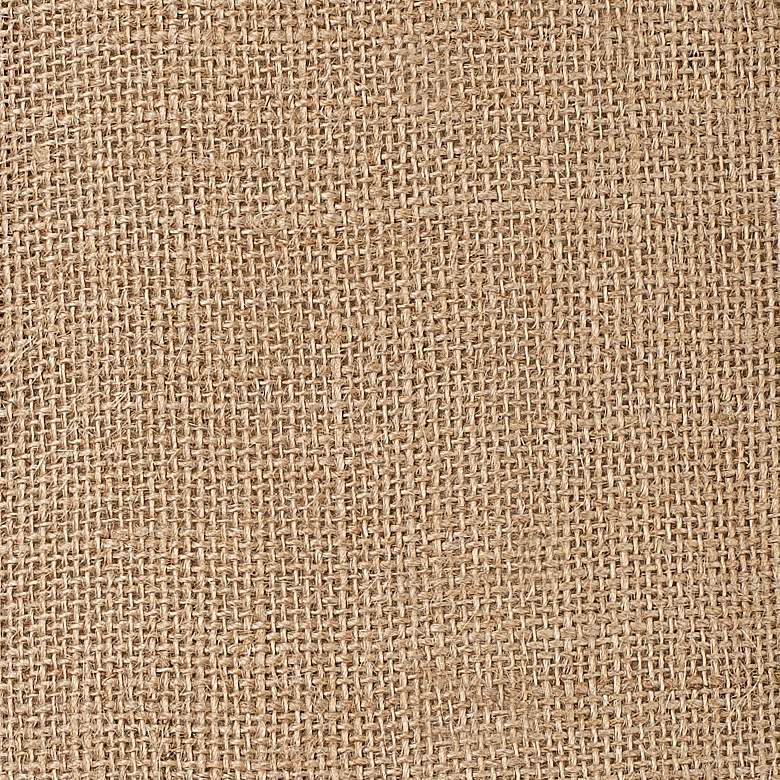 Image 2 Springcrest Natural Burlap Set of 2 Drum Lamp Shades 12x14x10 (Spider) more views