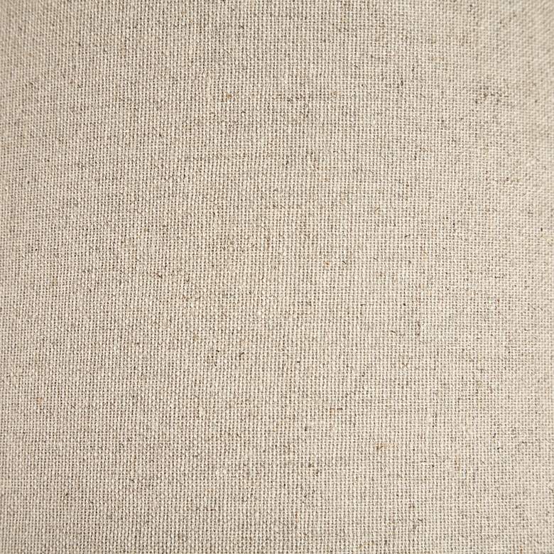 Image 2 Springcrest Natural Fabric Set of 2 Drum Lamp Shades 10x12x8 (Spider) more views