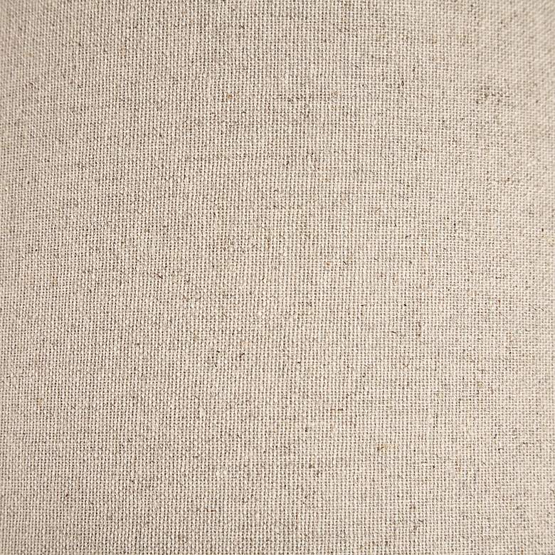 Image 4 Springcrest™ Natural Linen Drum Shade 10x12x8 (Spider) more views