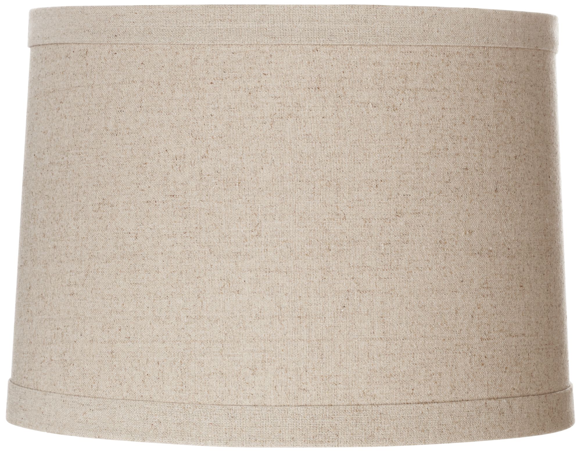 springcrest natural linen drum shade