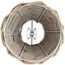 5_Springcrest Natural Wicker Weave Lamp Shade 3x6x5 (Clip-On) Set of 2 more views