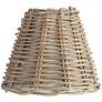 1_Springcrest Natural Wicker Weave Lamp Shade 3x6x5 (Clip-On)