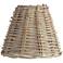 Springcrest Natural Wicker Weave Lamp Shade 3x6x5 (Clip-On)