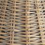 4_Springcrest Natural Wicker Weave Lamp Shade 3x6x5 (Clip-On) more views
