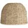 Springcrest Natural Woven Husk Rattan Drum Shade 5x16x12