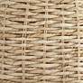 2_Springcrest Natural Woven Husk Rattan Drum Shade 5x16x12 more views