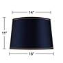 Springcrest Navy Blue Shade with Navy and Gold Trim 14x16x11 (Spider)