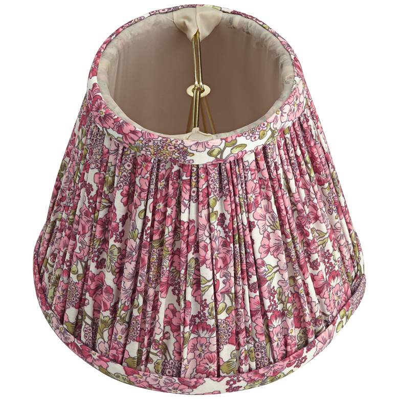 Image 6 Springcrest Nelle Pink Pleated Clip-On Lamp Shades 3.5x6x5 Set of 2 more views