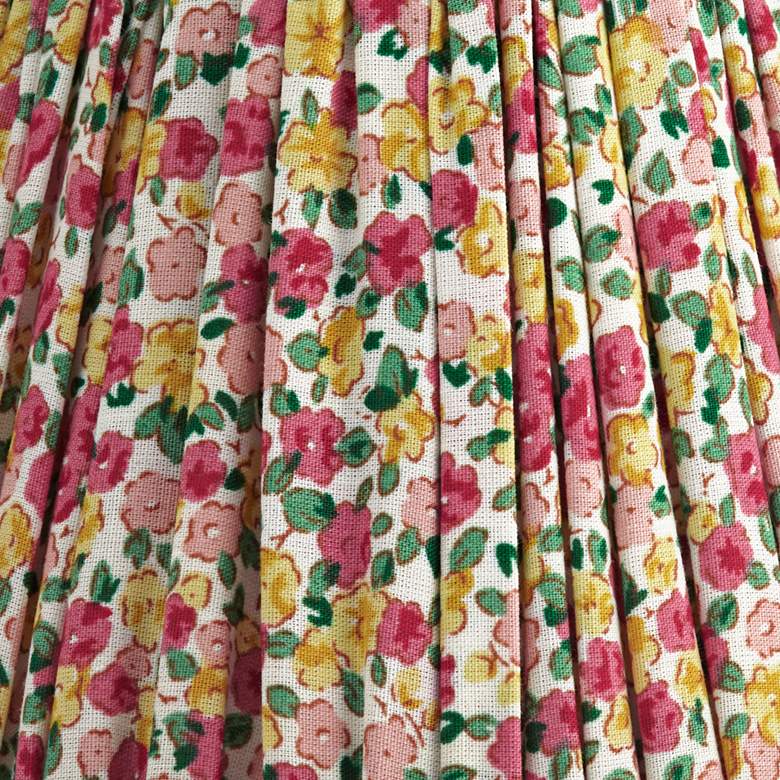 Image 2 Springcrest Nelle Red and Yellow Floral Clip-On Shades 3.5x6x5 Set of 2 more views
