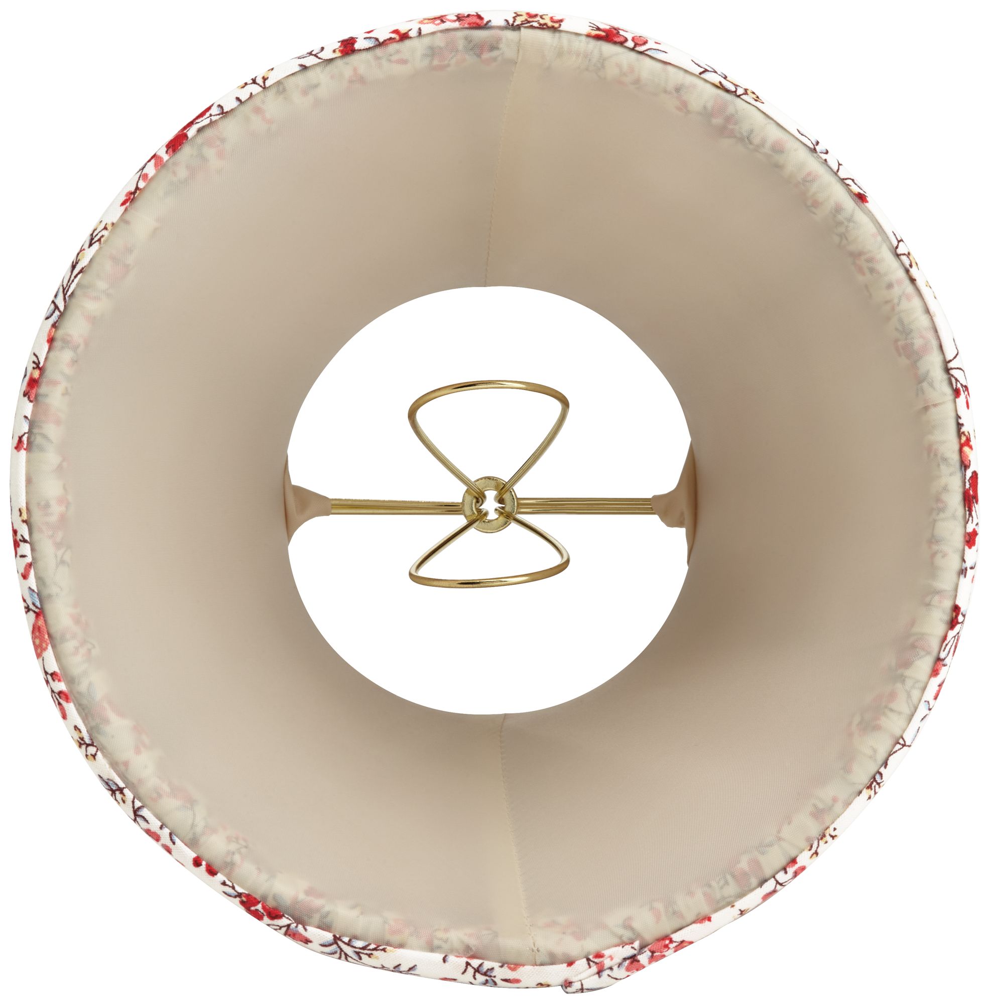 Image 7 Springcrest Nelle Red Floral Clip-On Lamp Shades 3.5x6x5 Set of 8 more views