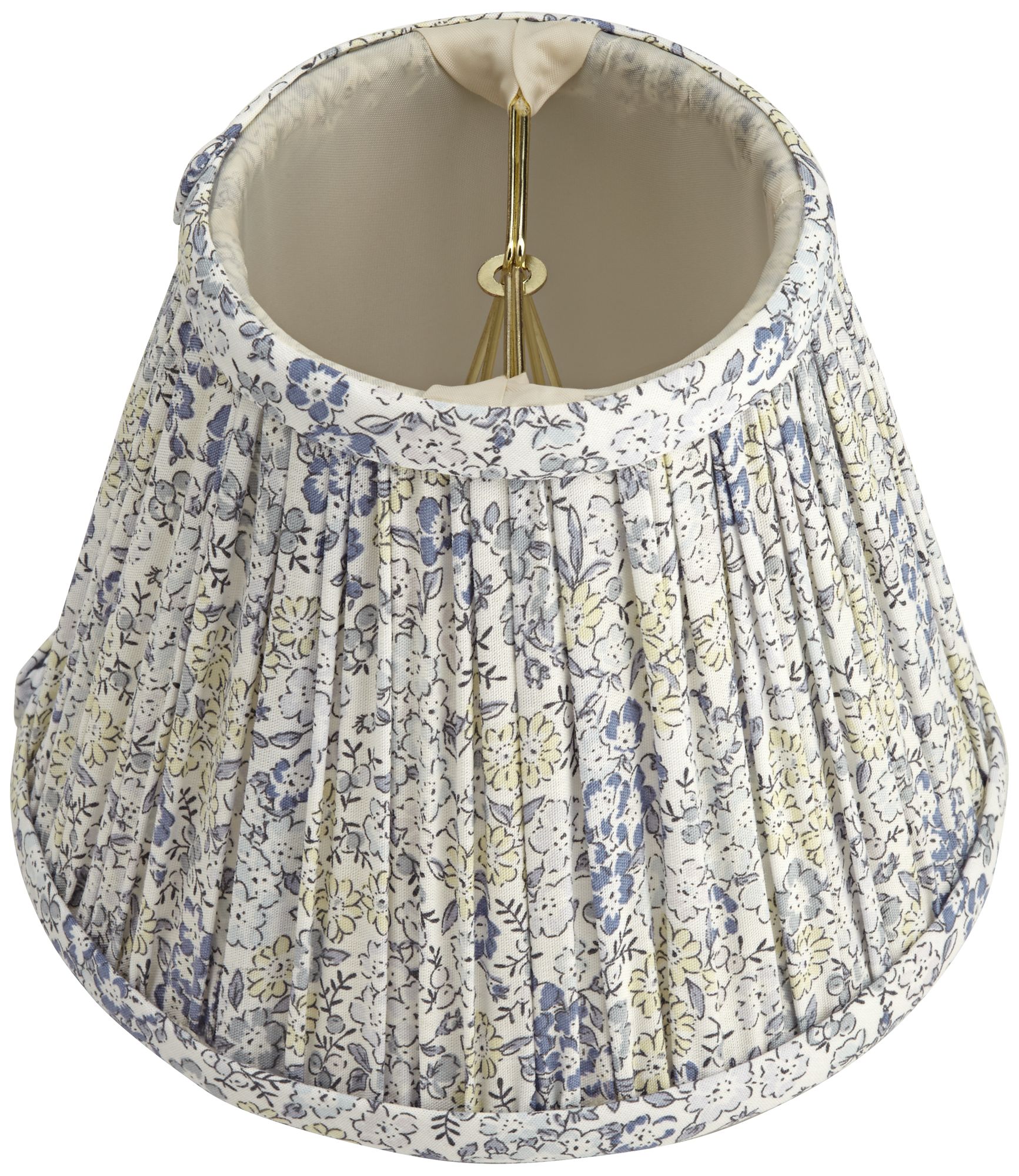 Image 6 Springcrest Nelle Violet and Blue Pleated Clip-On Shades 3.5x6x5 Set of 8 more views