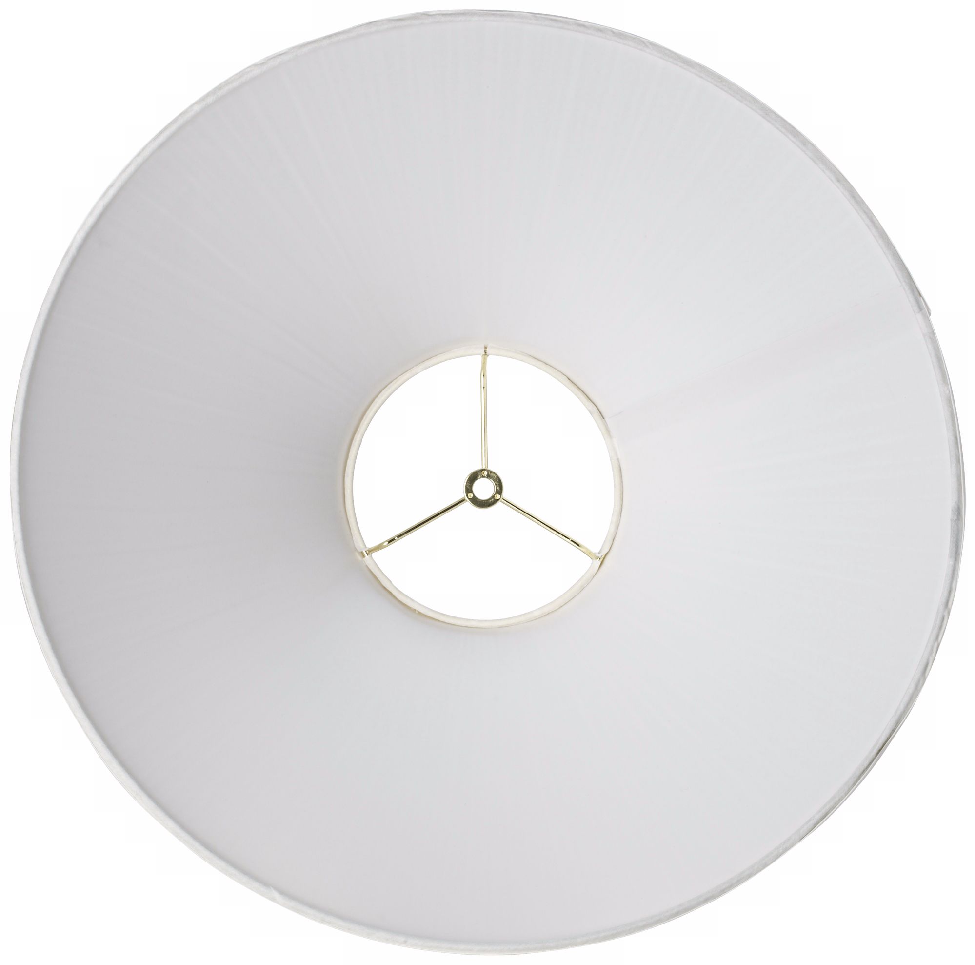 Image 3 Springcrest Nicol Ivory Mushroom Pleated Shade 6x18x12.75 (Spider) more views