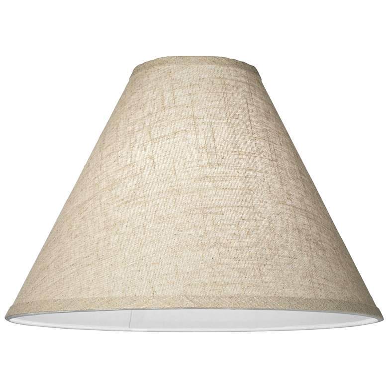 Image 3 Springcrest Nita Fine Burlap Empire Shade 5x15x11.5 (Spider) more views