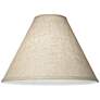 3_Springcrest Nita Fine Burlap Empire Shade 5x15x11.5 (Spider) more views