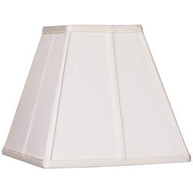 Springcrest Nona Ivory Square Tapered Shade 5.25x10x9 (Spider)