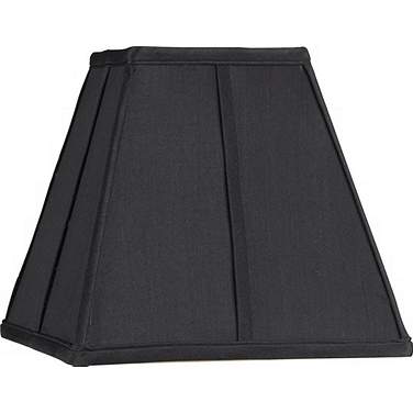 Springcrest Nona Square Black Lamp Shade 5.25x10x9.5 (Spider)