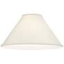 Thumbnail4 of Springcrest Off White Boucle Woven Fabric Tapered Shade 6x19x10 more views