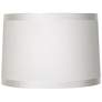 5_Springcrest Off-White Fabric Drum Shades 15x16x11 (Spider) Set of 2 more views