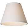Thumbnail3 of Springcrest Off White Fabric Lamp Shade 6x11x8.5 (Spider) more views