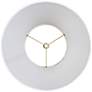 Thumbnail4 of Springcrest Off White Fabric Lamp Shade 6x11x8.5 (Spider) more views
