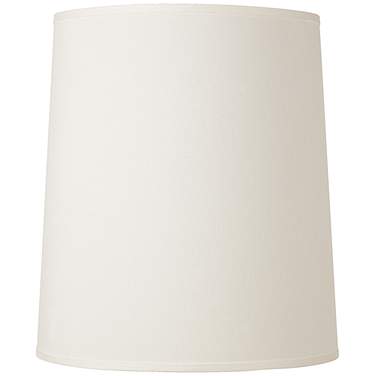 Springcrest Off-White Fabric Tall Drum Shade 14x16x18 (Spider)