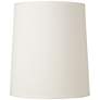 1_Springcrest Off-White Fabric Tall Drum Shade 14x16x18 (Spider)