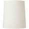 Springcrest Off-White Fabric Tall Drum Shade 14x16x18 (Spider)