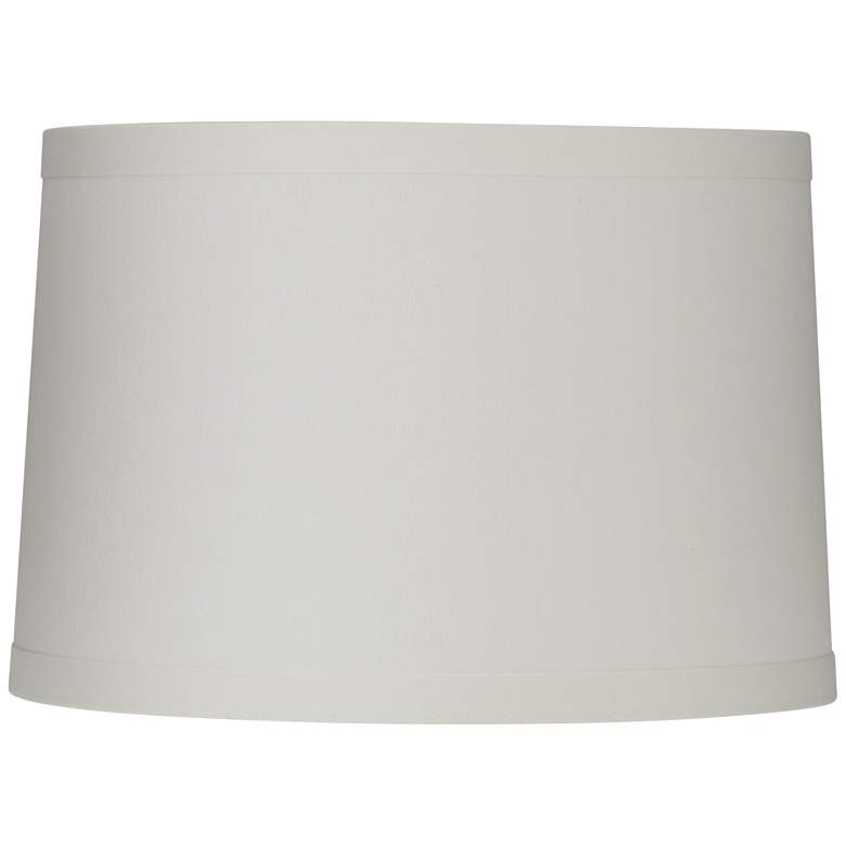 Image 1 Springcrest Off-White Linen Drum Lamp Shade 15X16X11 (Spider)