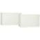 Springcrest Off-White Set of 2 Rectangular Shades 8/16x8/16x10 (Spider)
