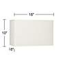 6_Springcrest Off-White Set of 2 Rectangular Shades 8/16x8/16x10 (Spider) more views