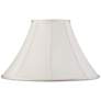Thumbnail1 of Springcrest Off-White Shantung Lamp Shade 7x18x10.5 (Spider)