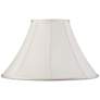 Springcrest Off-White Shantung Lamp Shade 7x18x10.5 (Spider)