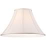 Springcrest Off-White Shantung Lamp Shade 7x18x10.5 (Spider)