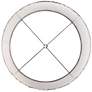 3_Springcrest Off-White Silver Circles Drum Shades 15x16x11 (Spider) Set of 2 more views
