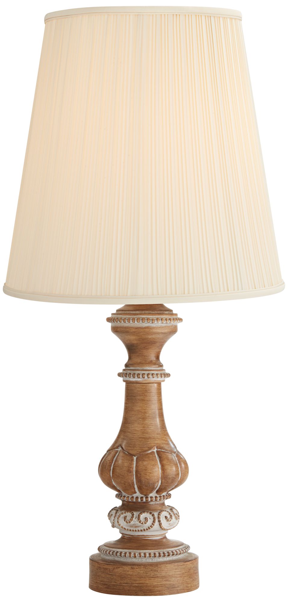 Image 7 Springcrest Ottie Creme Mushroom Pleated Lamp Shade 12x18x18 (Spider) more views