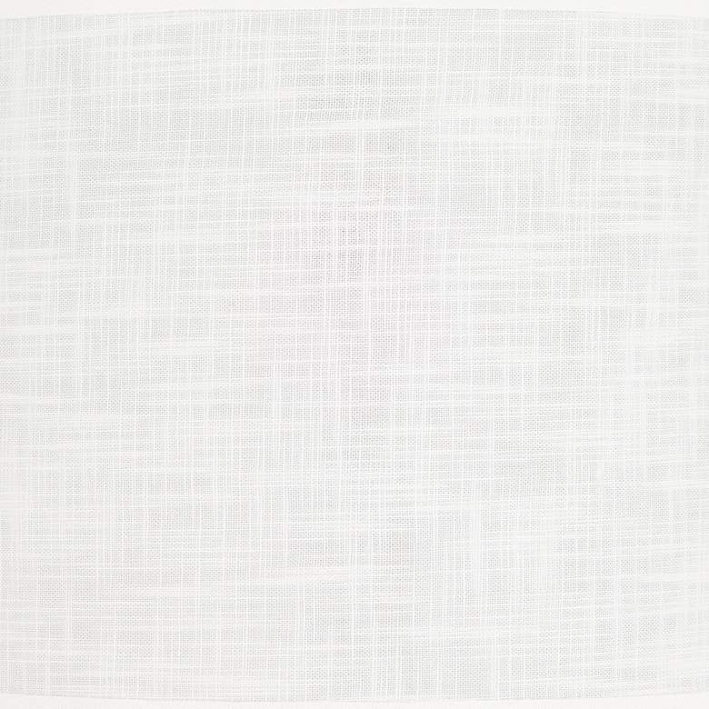 Image 2 Springcrest Peoria White Textured Drum Lamp Shade 14x14x10 (Spider) more views