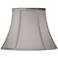 Springcrest Pewter Gray Bell Lamp Shade 7x12x9 (Spider)